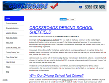 Tablet Screenshot of crossroadsdriving.co.uk